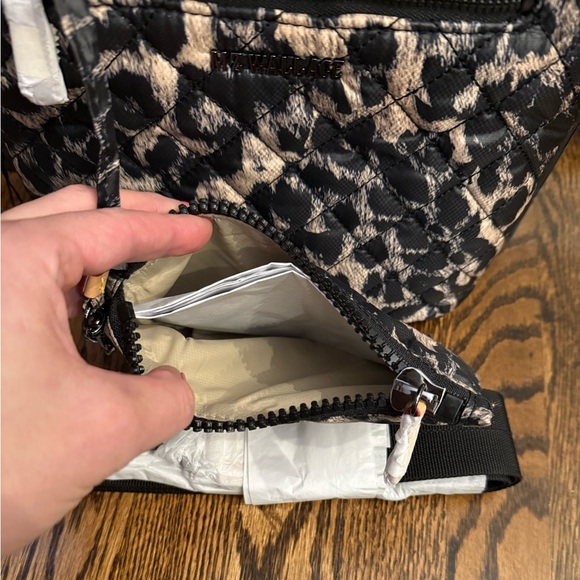 MZ Wallace Metro Scout Crossbody Animal Print leopard XS brand new with tags - Picture 6 of 6